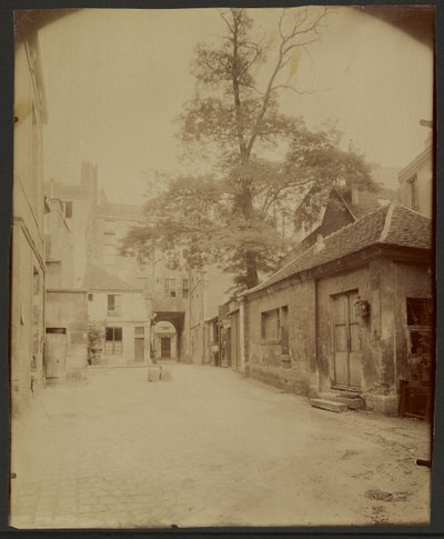 Voormalig karmelietenklooster, Rue Saint-Jacques, Va Disparaître door Eugène Atget