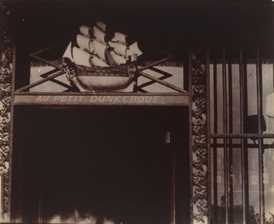 Au Petit Dunkerque, 3 quai Conti door Eugène Atget