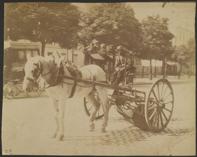 [Paardenveger]. door Eugène Atget