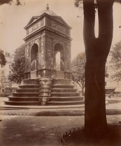 Fontaine des Innocents uit de serie De Kunst van Oud Parijs door Eugène Atget