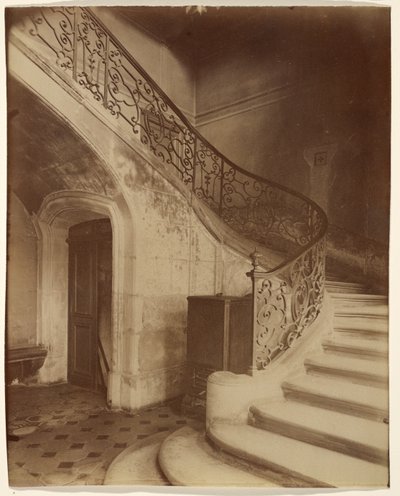 Hotel de la Brinvilliers, de gifmenger, Rue Charles V 12 door Eugène Atget