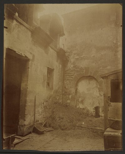 Hotel Richelieu, 18 Quai de Béthune door Eugène Atget