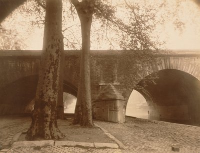 Pont Marie, 1926 (albumine foto) door Eugène Atget