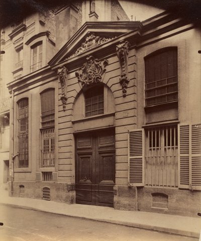 Rue du Regard door Eugène Atget