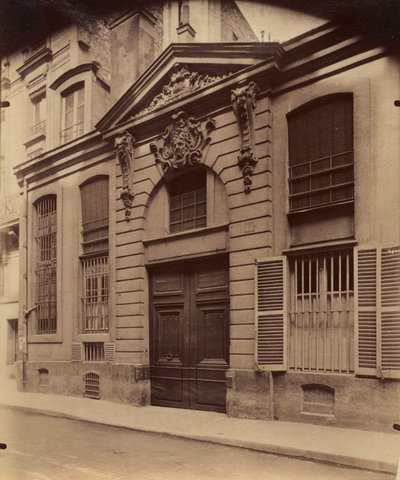 Rue du Regard, 1899 door Eugène Atget