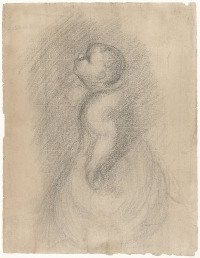 Baby, van opzij gezien door Eugène Carrière