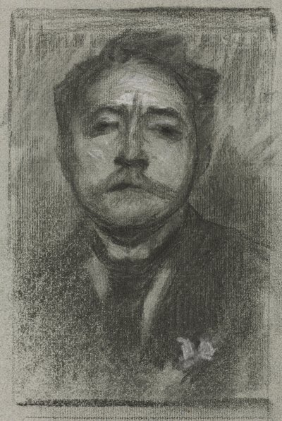 Portret van Jean Ajalbert door Eugène Carrière