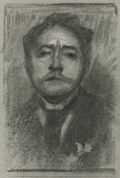 Portret van Jean Ajalbert, c. 1893 door Eugène Carrière