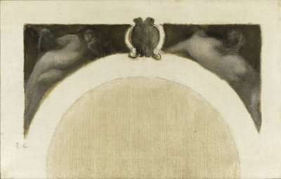 Schets voor de Salon des Sciences van het stadhuis van Parijs: Fysica - Chemie door Eugène Carrière