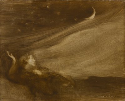 De Contemplator door Eugène Carrière