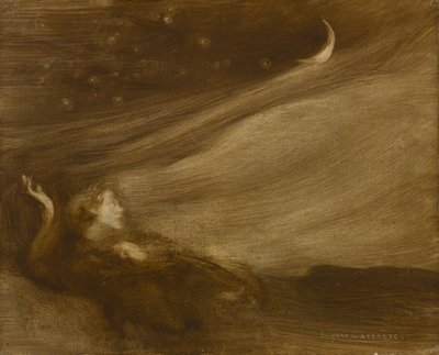 De beschouwer door Eugène Carrière