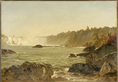 Uitzicht op de Niagara Watervallen door Eugène Colliau