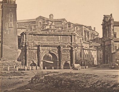 Arco di Settimio Severo door Eugène Constant