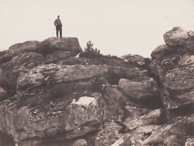 Gorges de Franchard - Forêt de Fontainebleau door Eugène Cuvelier