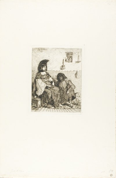 Algerijnse Jodin door Eugène Delacroix
