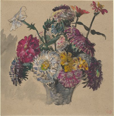 Bloemen door Eugène Delacroix