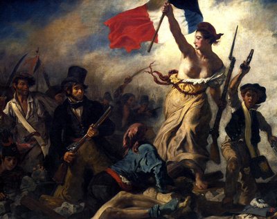 Vrijheid leidt het volk door Eugène Delacroix