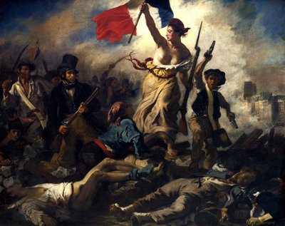 Vrijheid leidt het volk door Eugène Delacroix
