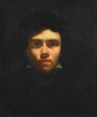 Zelfportret, ca. 1816 door Eugène Delacroix