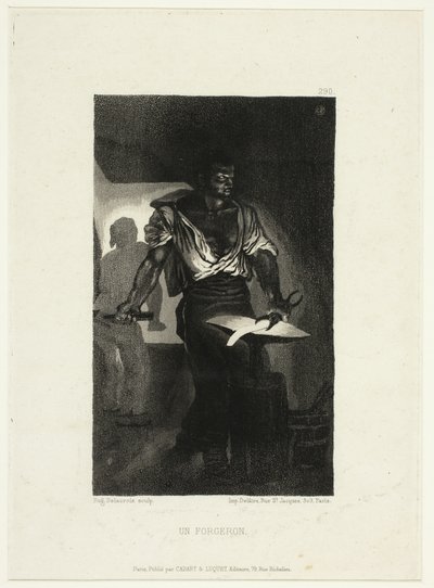 De smid door Eugène Delacroix