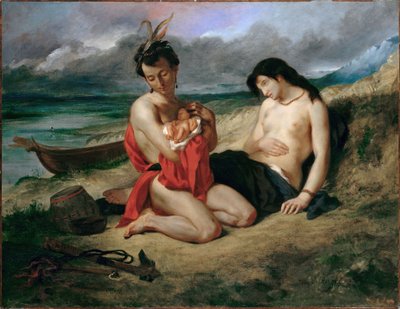 De Natchez door Eugène Delacroix