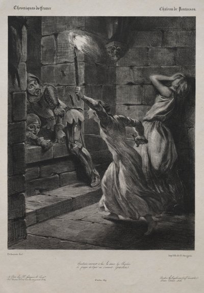 De zus van Duguesclin door Eugène Delacroix