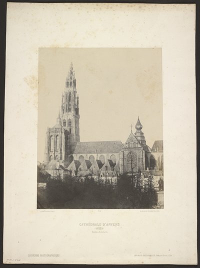 Kathedraal van Antwerpen door Eugène Desplanques