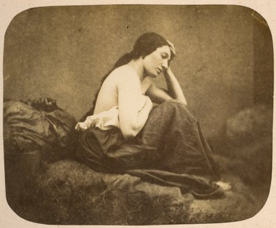 Vrouwenportret door Eugène Durieu