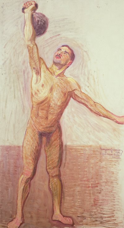 Zwaargewicht Heffer, 1912 door Eugène Jansson