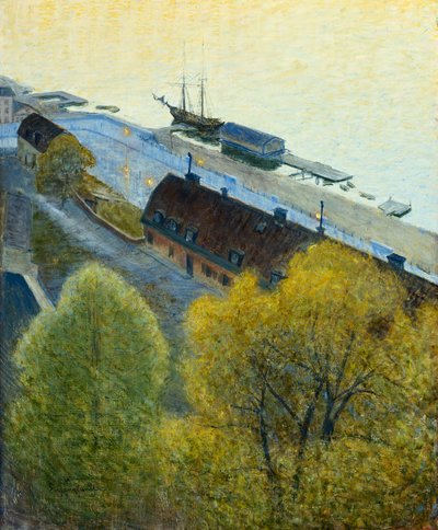Lenteavond door Eugène Jansson