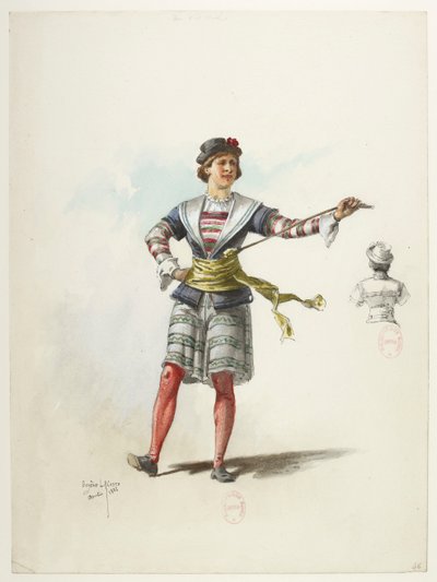 Btv1b84558104 46 - Saint-Saëns - Henry VIII - Kostuummodellen - Lacoste - 46. Kostuum door Eugene Lacoste