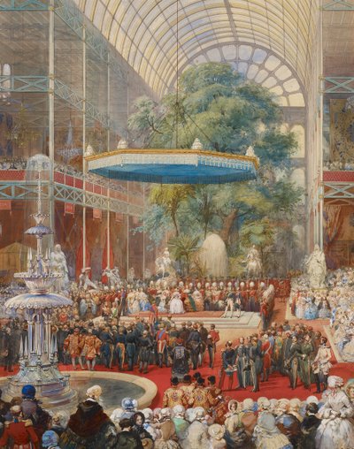 Opening van de Grote Tentoonstelling, 1 mei 1851 door Eugène Lami
