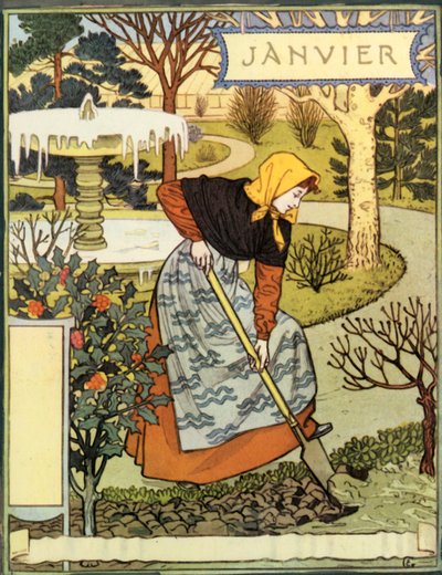 Januari door Eugene Grasset