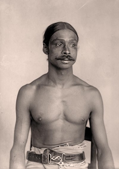 Portret van een Sri Lankaanse man, c.1890 door Eugène Trutat