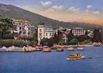 Abbazia, nu Opatija in Kroatië: Ville viste dal Porto, Sanatorio Dott Horvat, en anderen (foto) door European Photographer