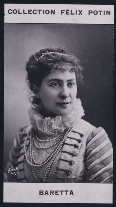Blanche Baretta-Worms (1855) door European Photographer