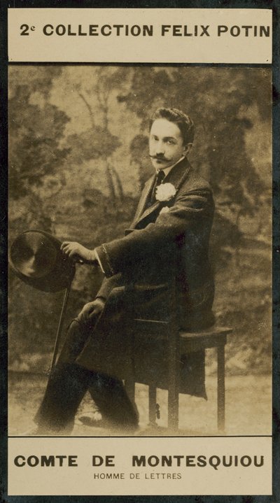 Graaf Robert De Montesquiou, Schrijver door European Photographer