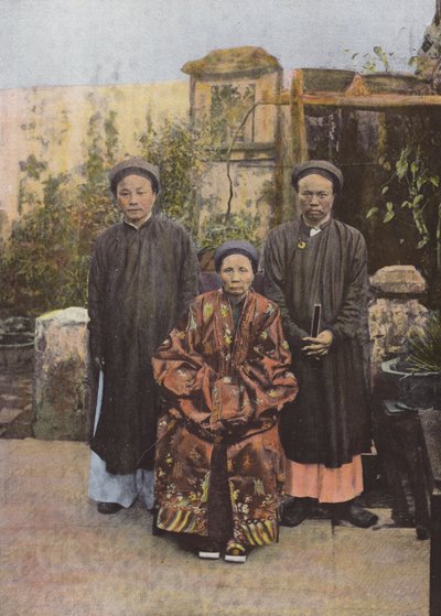 Familie van notabelen van Fai-Fo door European Photographer