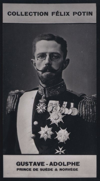 Gustave, Kroonprins van Zweden en Noorwegen (1858) door European Photographer