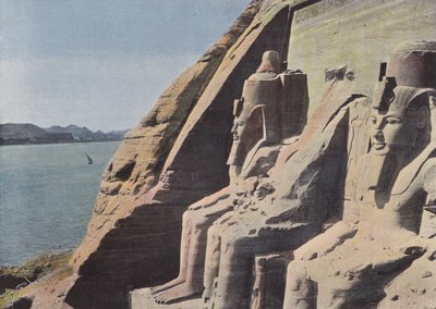 Ibsamboul, standbeelden van Ramses door European Photographer