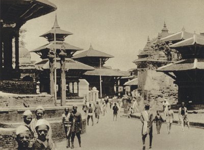 India, Tempelstraat, Katmandu door European Photographer