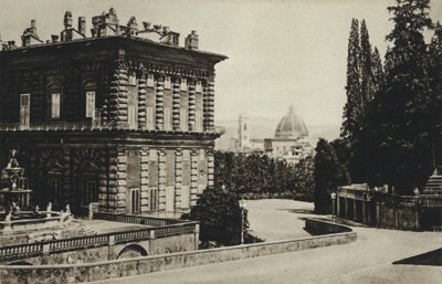 Italië, Florence, Pitti Paleis door European Photographer
