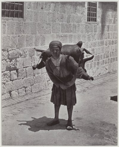 Jeruzalem, een waterdrager door European Photographer