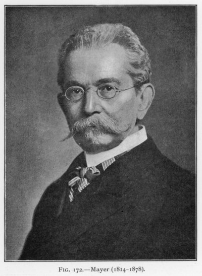 Julius Robert Mayer (1814-1878), portret door European Photographer