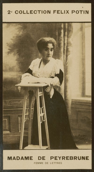 Mevrouw Georges De Peyrebrune, Schrijfster door European Photographer