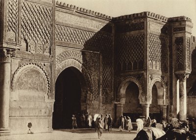 Meknes, Paleispoort, Bab Mansour door European Photographer