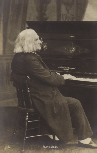 Portret van Franz Liszt door European Photographer