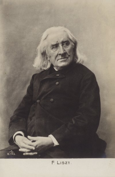 Portret van Franz Liszt door European Photographer