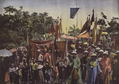Processie van een Chinese Congregatie door European Photographer
