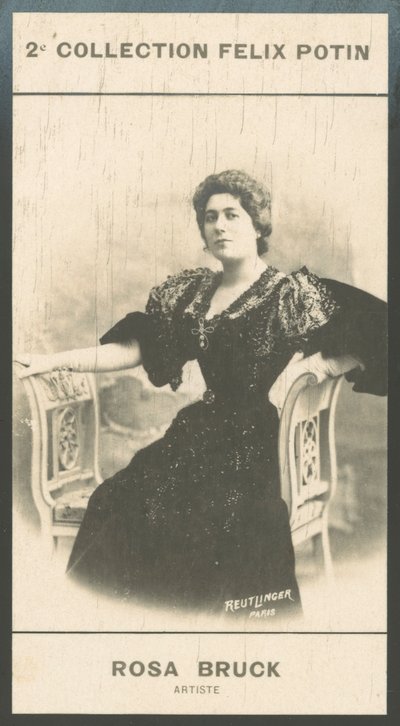 Rosa Bruck, Kunstenaar door European Photographer